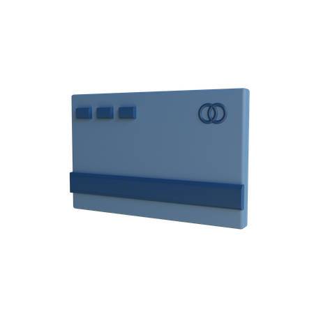 Tarjeta de cajero automático  3D Icon