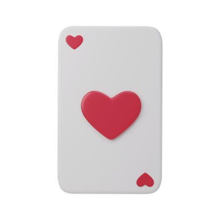 Tarjeta de amor  3D Icon