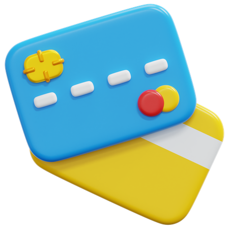 Tarjeta de crédito  3D Icon