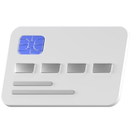 Tarjeta de crédito  3D Icon