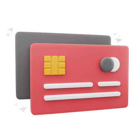 Tarjeta de crédito  3D Icon