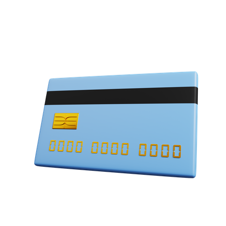 Tarjeta de crédito  3D Illustration