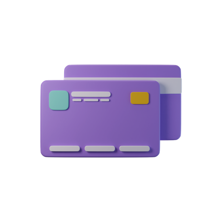 Tarjeta de crédito  3D Icon