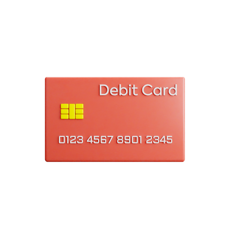 Tarjeta de débito  3D Icon