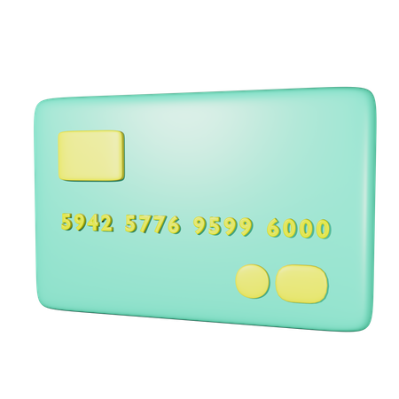 Tarjeta de débito  3D Icon