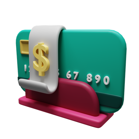 Tarjeta de débito  3D Icon