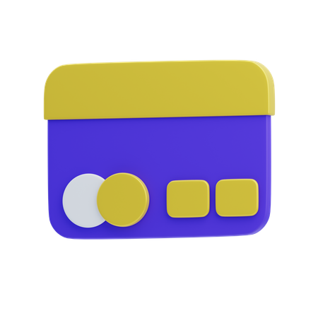 Tarjeta de débito  3D Icon