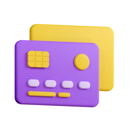 Tarjeta de pago  3D Icon