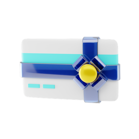 Tarjeta de regalo  3D Icon