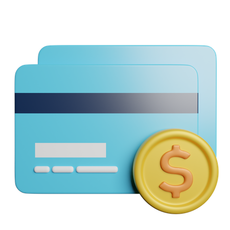 Tarjeta de dinero  3D Icon