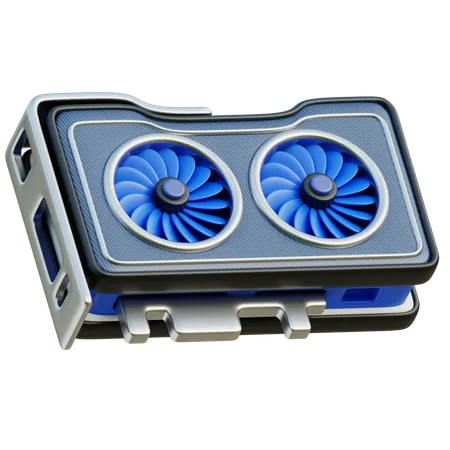 Tarjeta gpu  3D Icon