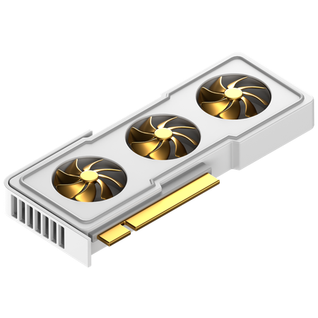 Tarjeta gpu  3D Icon