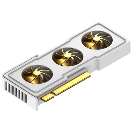 Tarjeta gpu  3D Icon