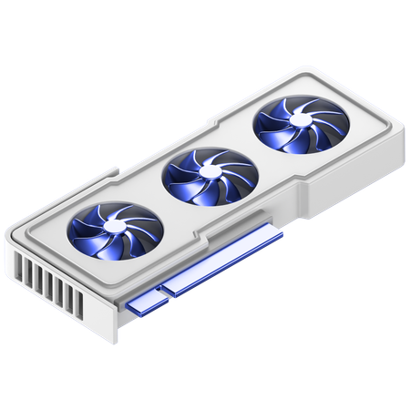 Tarjeta gpu  3D Icon