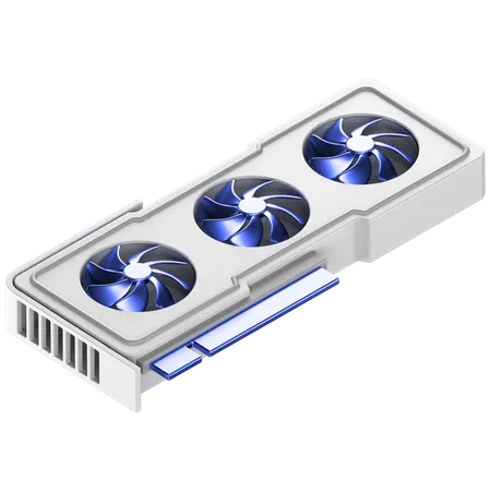 Tarjeta gpu  3D Icon