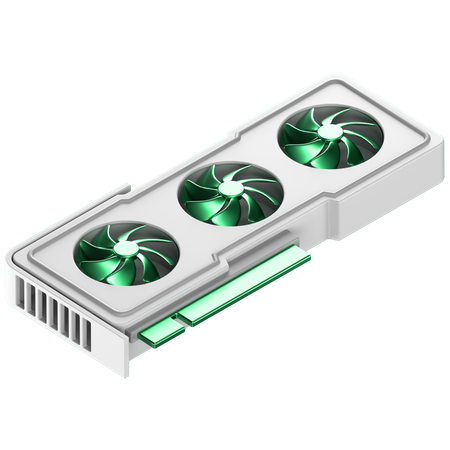 Tarjeta gpu  3D Icon