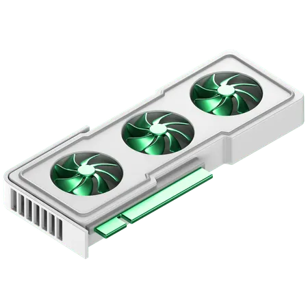 Tarjeta gpu  3D Icon