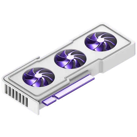 Tarjeta gpu  3D Icon