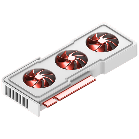 Tarjeta gpu  3D Icon