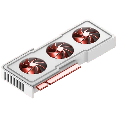 Tarjeta gpu  3D Icon
