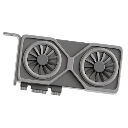 Tarjeta gpu o vga  3D Icon