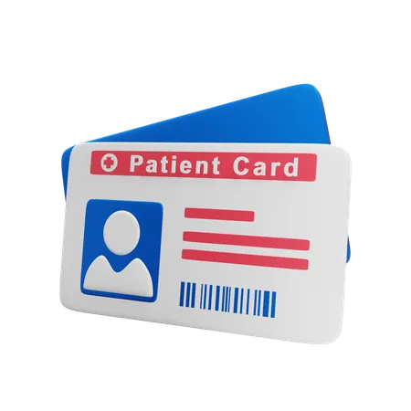 Tarjeta de paciente  3D Icon