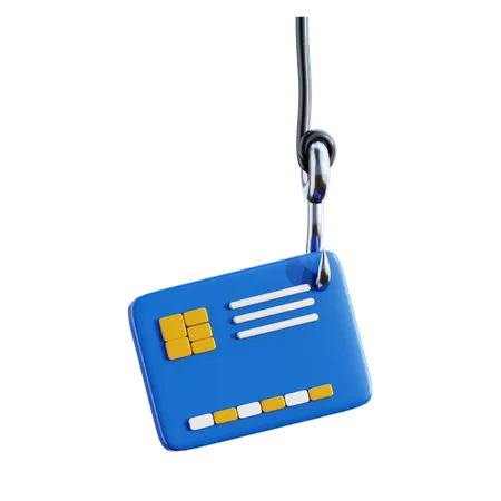 Phishing de tarjetas  3D Icon