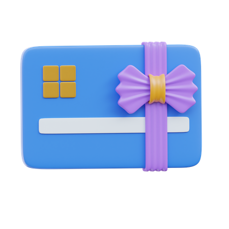 Tarjeta de regalo  3D Icon