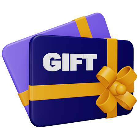 Tarjeta de regalo  3D Icon