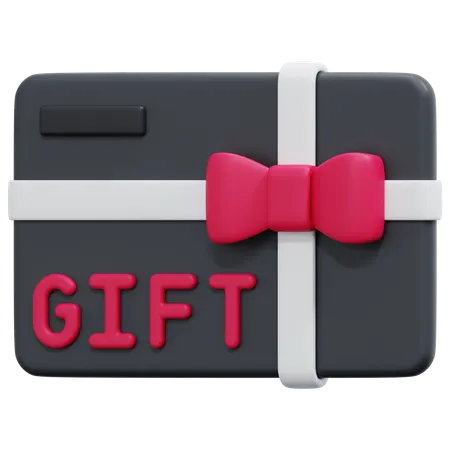 Tarjeta de regalo  3D Icon