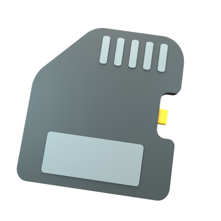 Tarjeta SD  3D Icon