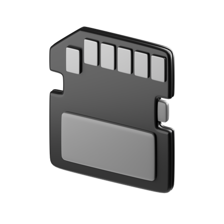 Tarjeta SD  3D Icon