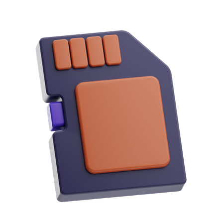 Tarjeta SD  3D Icon