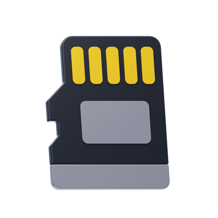 Tarjeta SD  3D Icon
