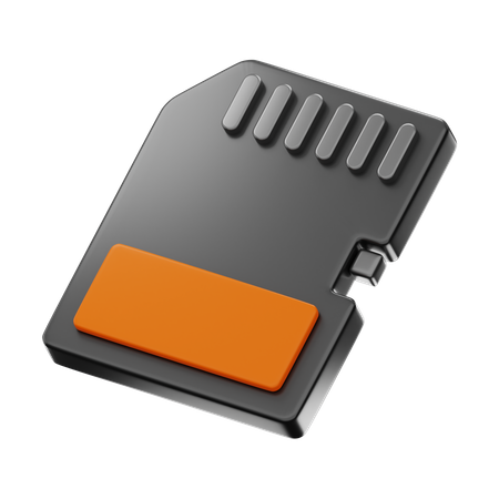 Tarjeta SD  3D Icon