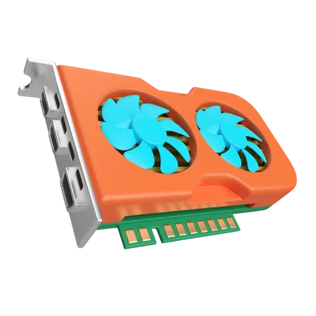 Tarjeta VGA  3D Icon