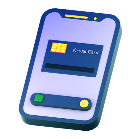 Tarjeta virtual  3D Icon