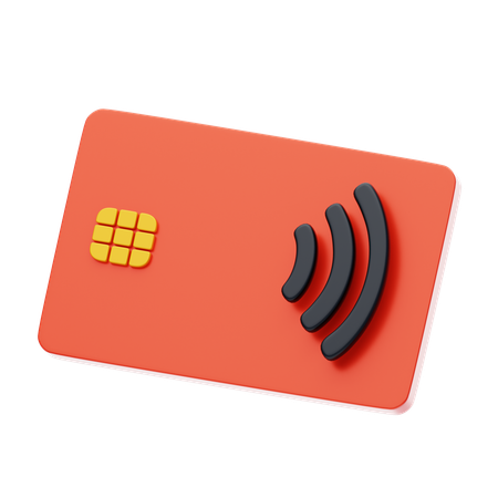 Tarjeta wifi  3D Icon