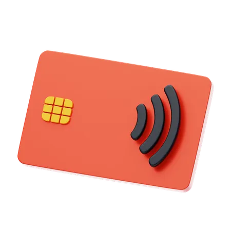 Tarjeta wifi  3D Icon