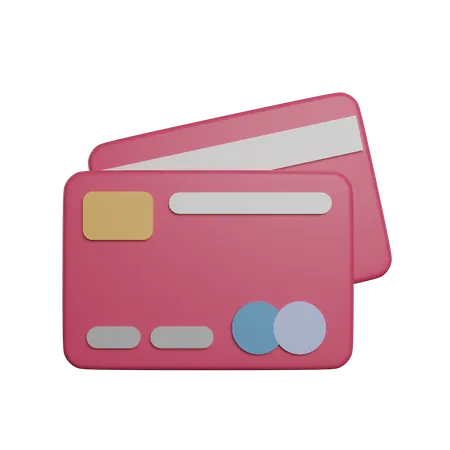 Tarjetas bancarias  3D Illustration