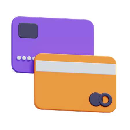 Tarjetas de crédito  3D Icon