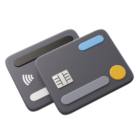 Tarjetas de crédito  3D Icon