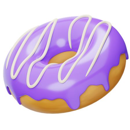 Beignets de taro  3D Icon