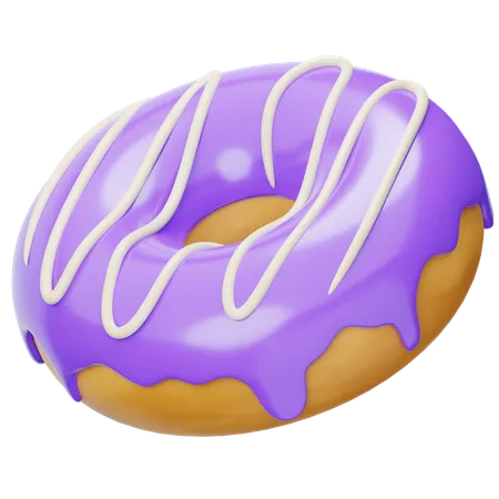 Taro Donuts  3D Icon