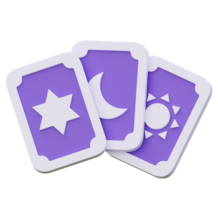 Tarot Cards  3D Icon
