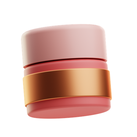 Contenedor de tarro cosmético  3D Icon