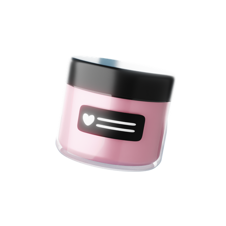 Tarro de crema  3D Icon