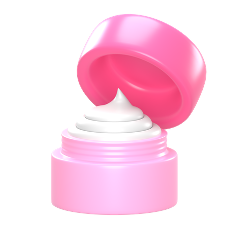 Tarro de crema  3D Icon