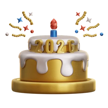 Tart Cake 2026  3D Icon