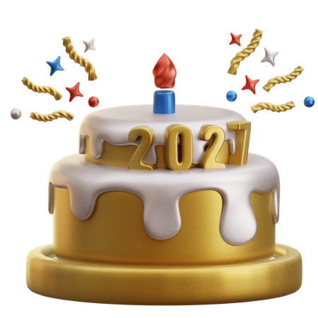 Tart Cake 2027  3D Icon